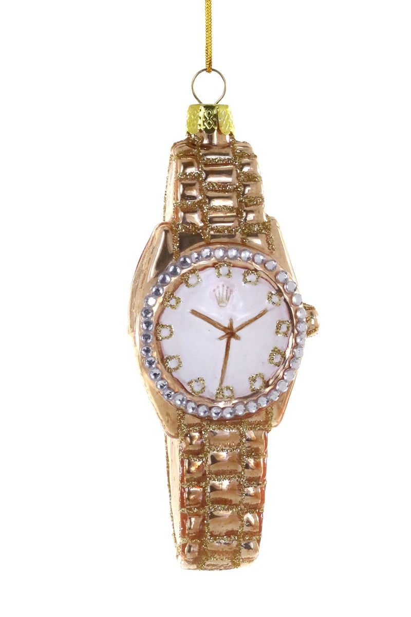 Gold Watch Ornament