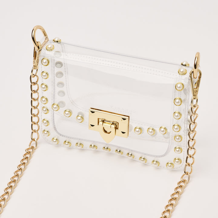 Jackie Pearl Clear Purse