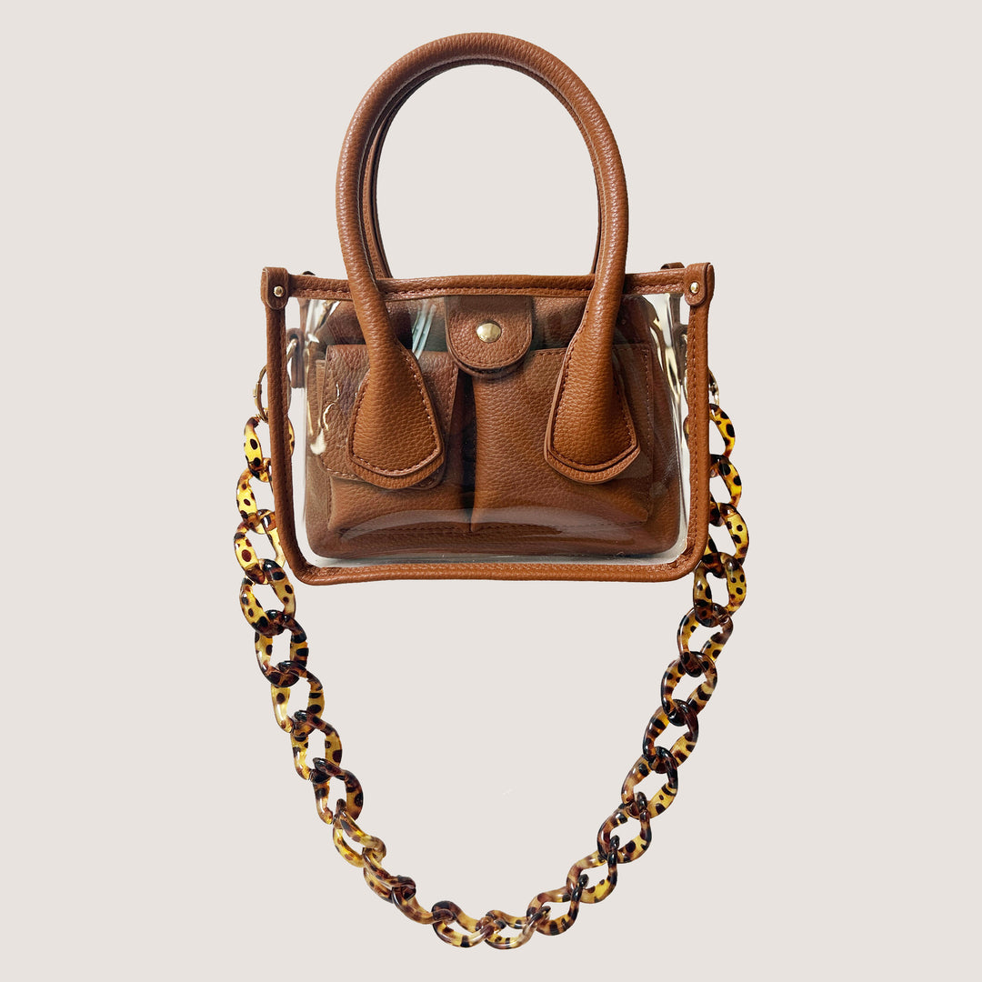 Molly Saddle Clear Bag