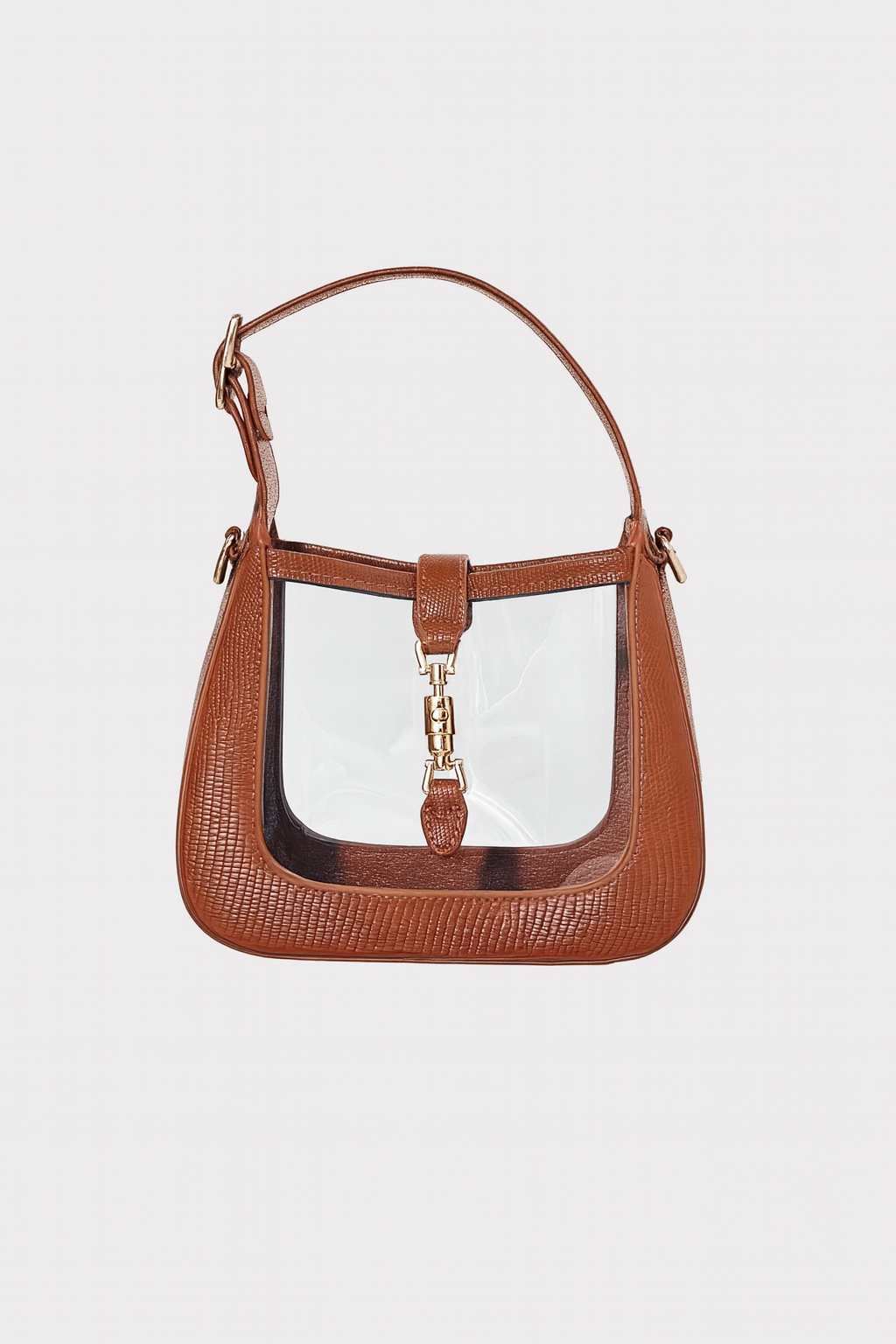 Paige Saddle Clear Bag