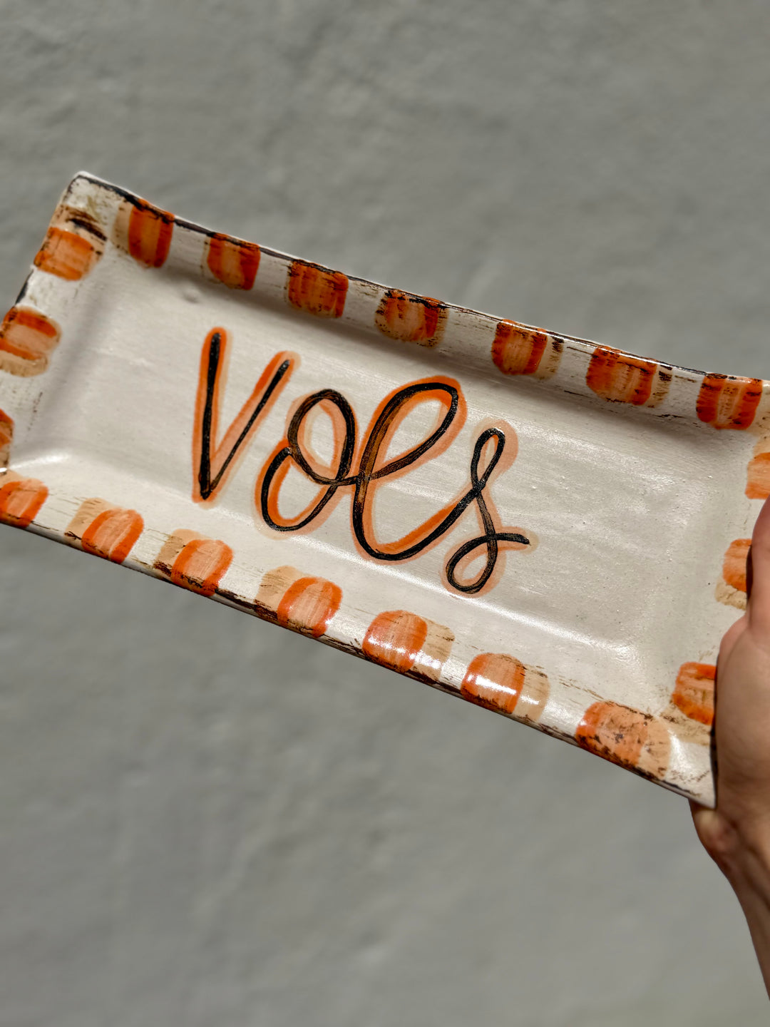 Vols Mascot Tray | Rosaline Pottery