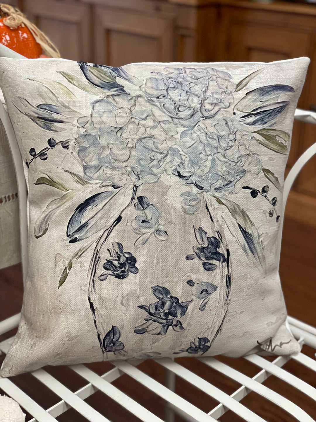 GA Light Blue Hydrangea (18x18)