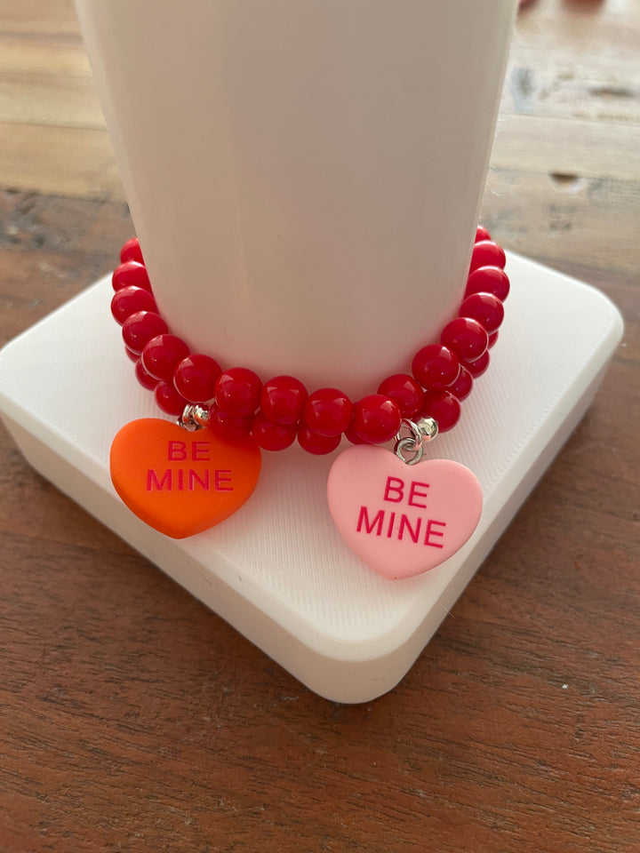 Valentine Candy Heart Bracelets