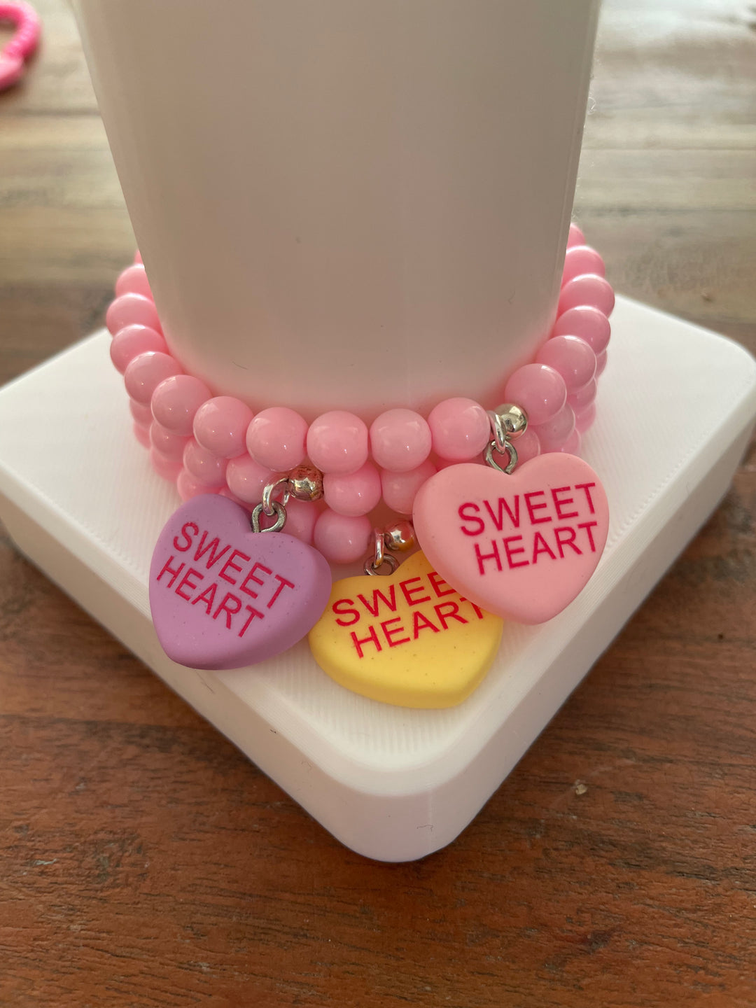 Valentine Candy Heart Bracelets