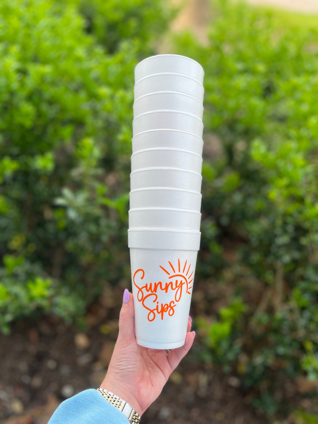 Summer Styrofoam Cups