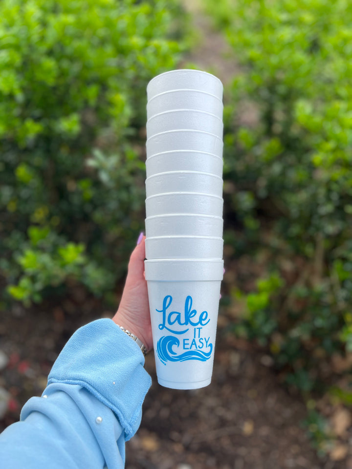 Lake Styrofoam Cups