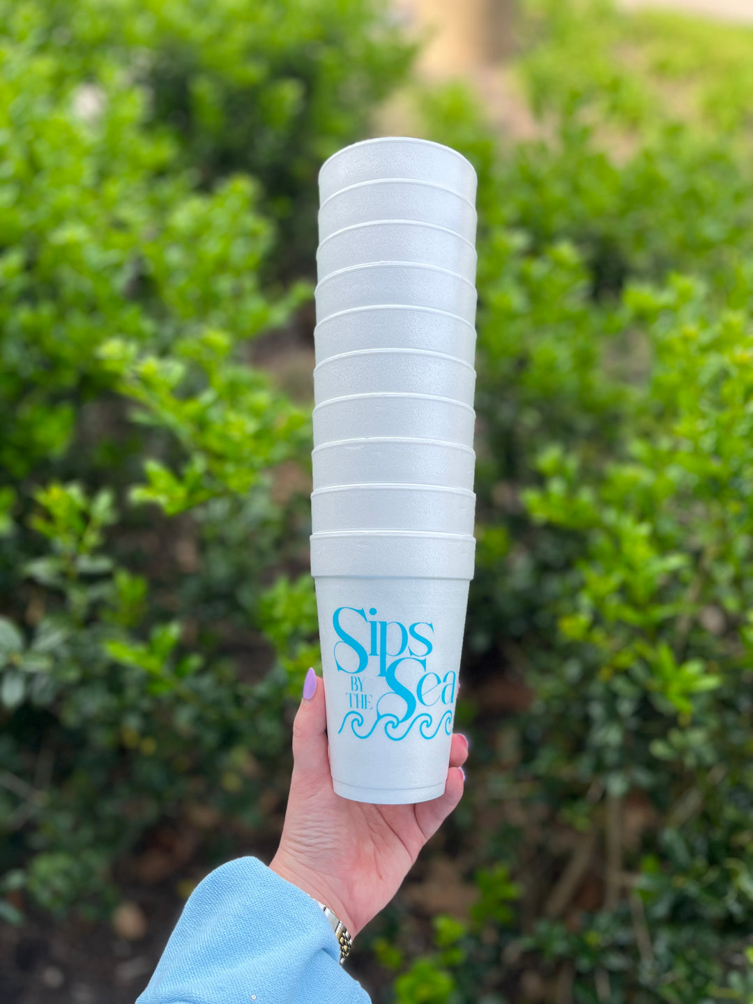 Beach Styrofoam Cups