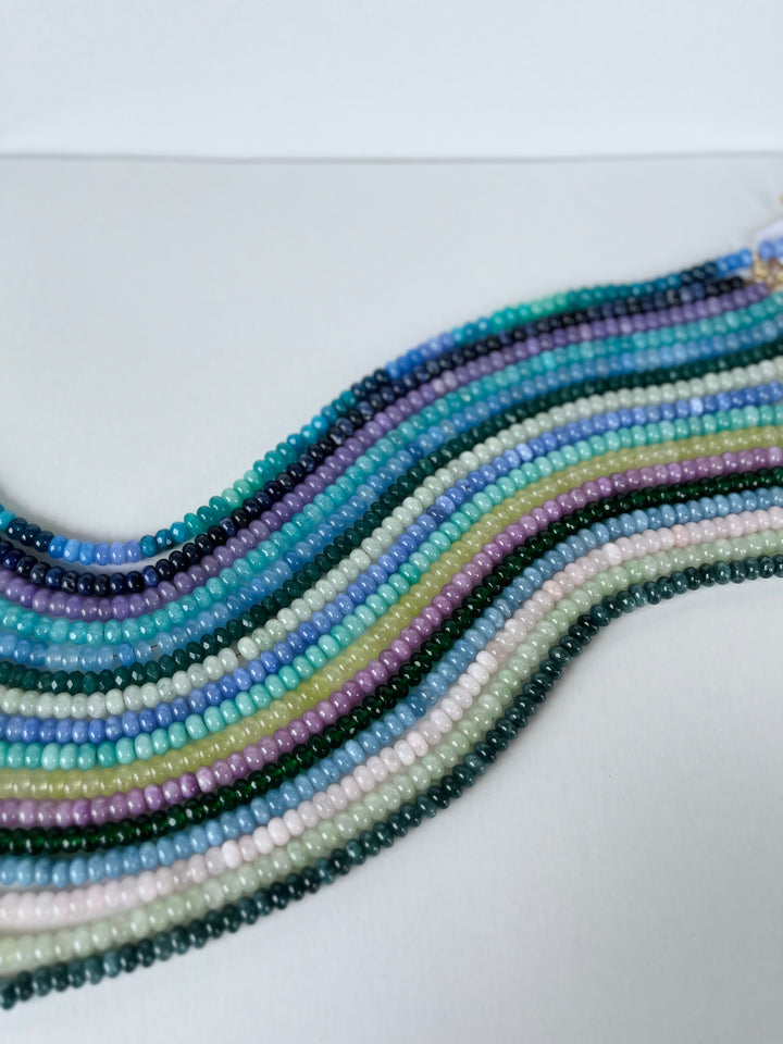 Large Color Beaded Necklaces