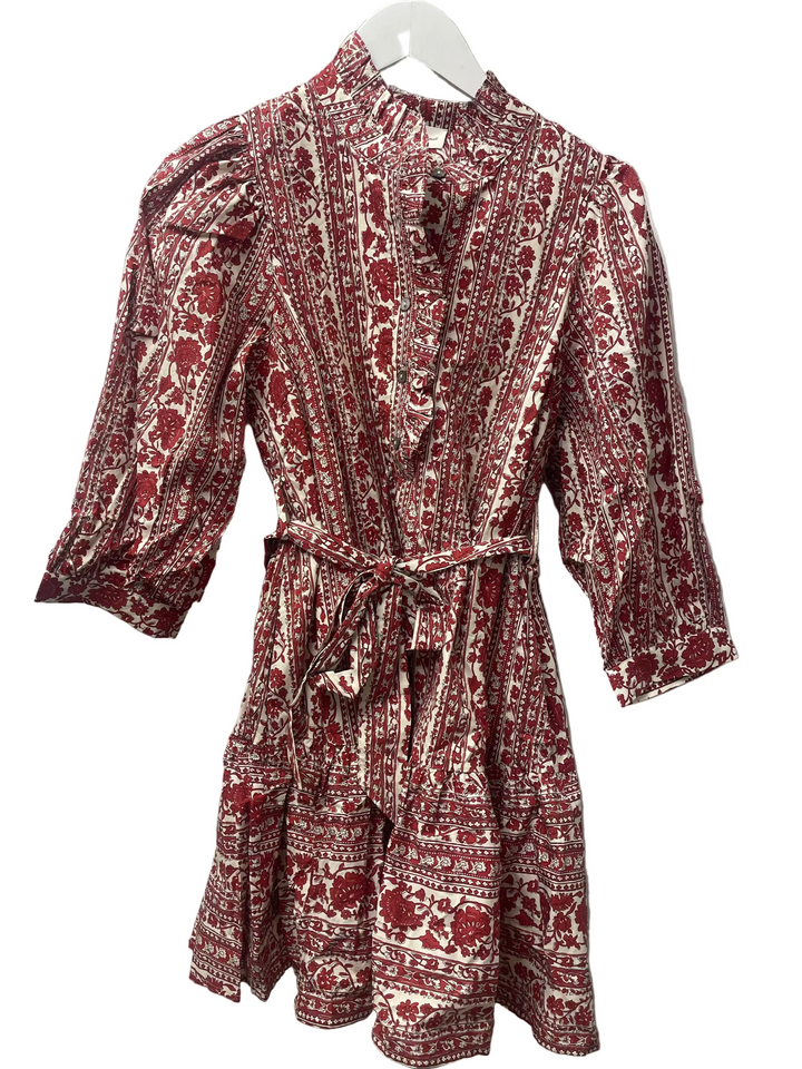 Rust Printed Dress