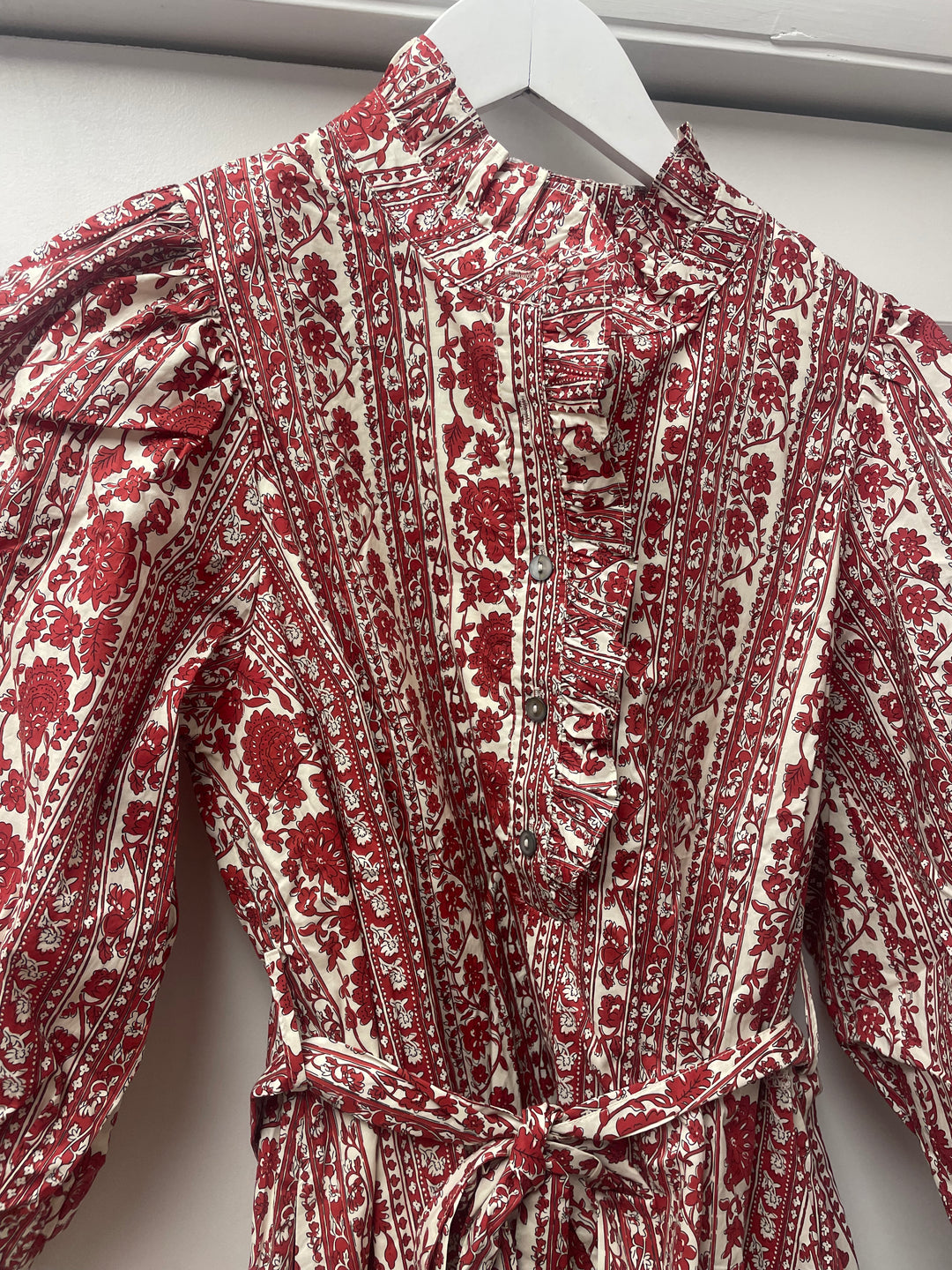 Rust Printed Dress