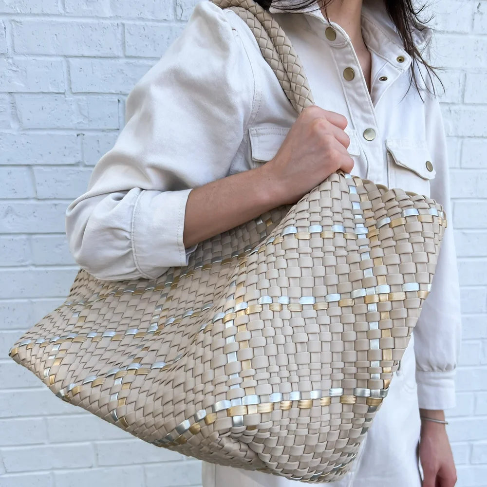 Oversized Woven Tote