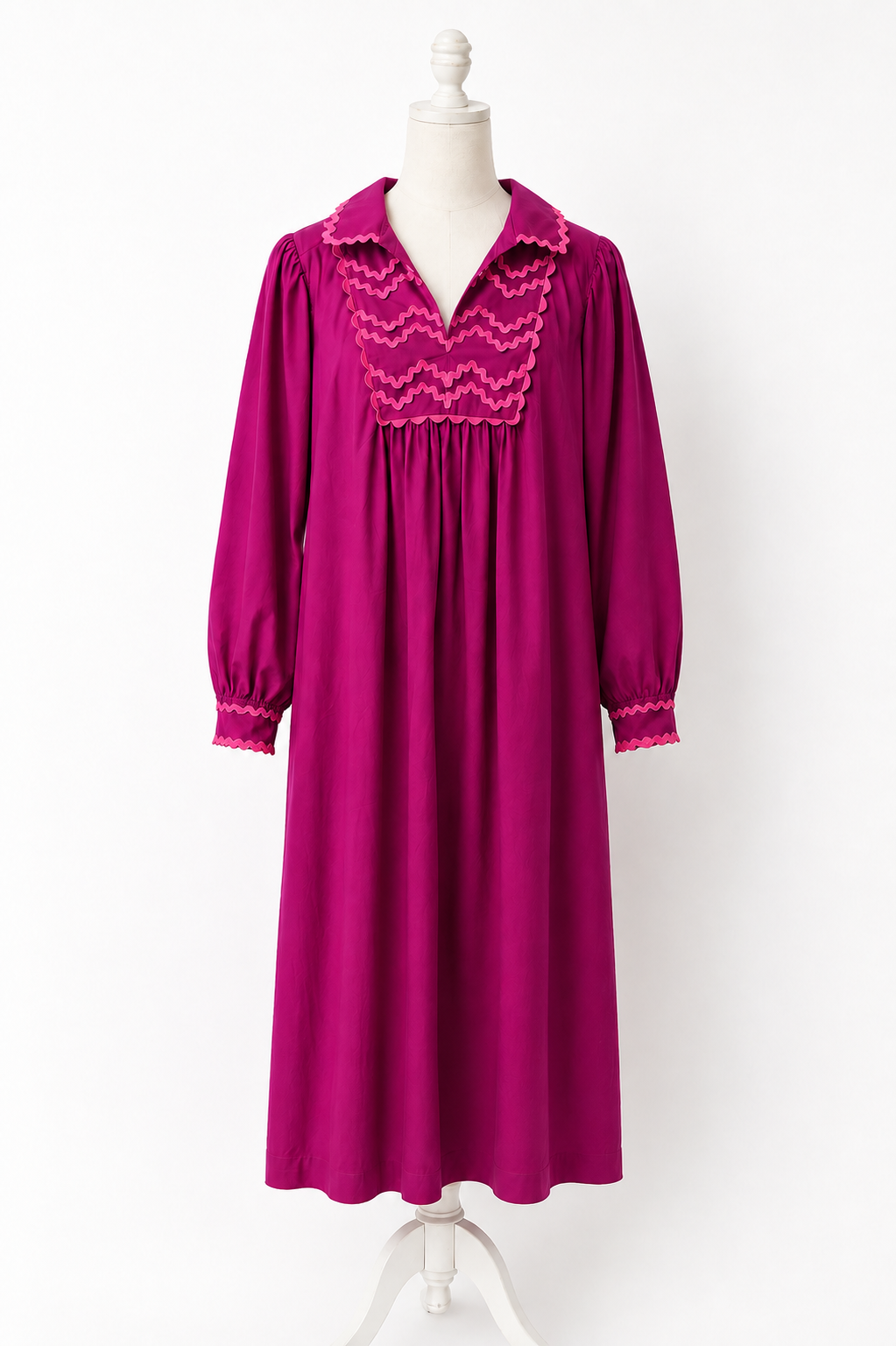 Ric Rac Magenta Dress