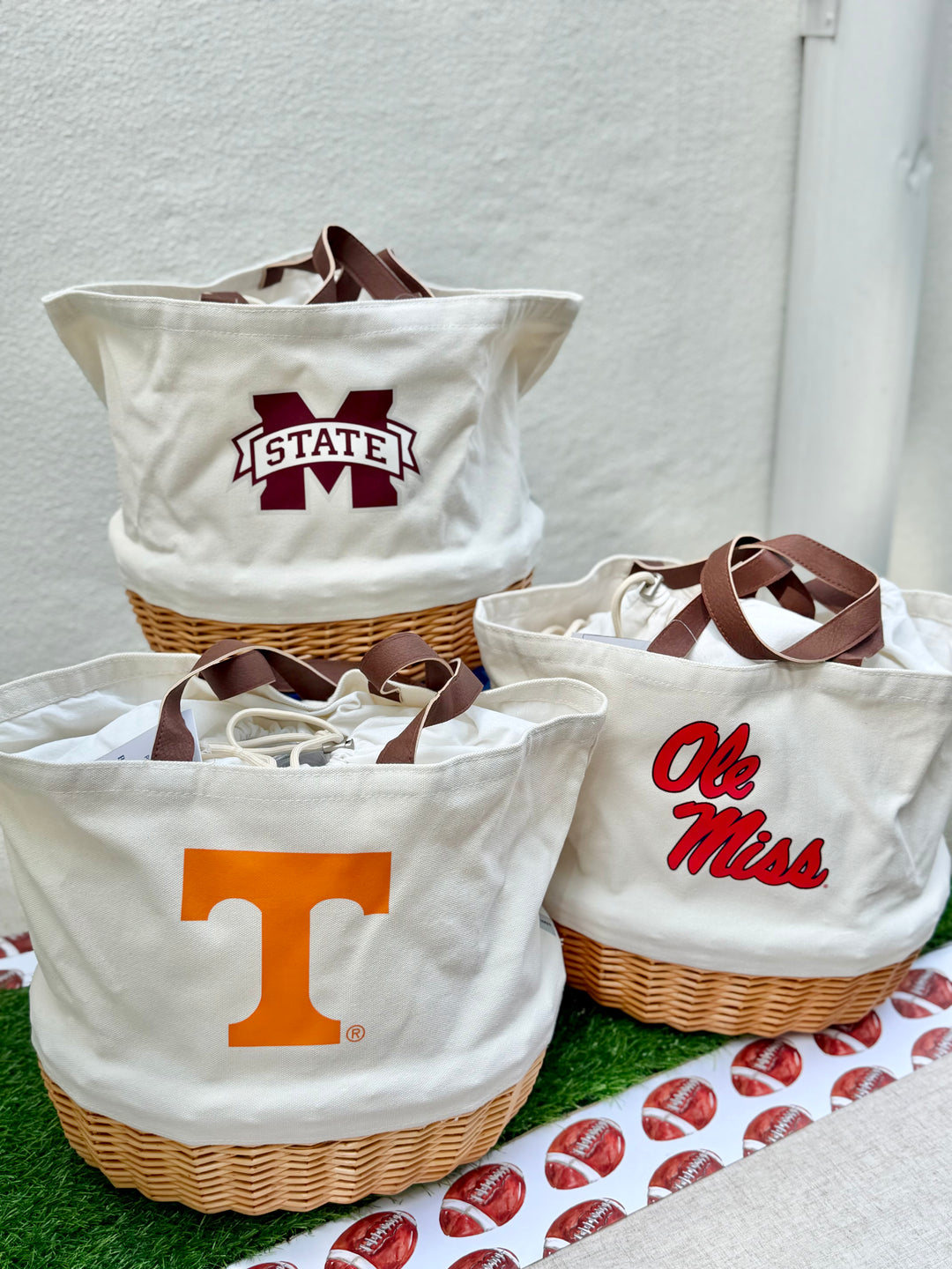Tailgate Basket Tote | Multiple Schools