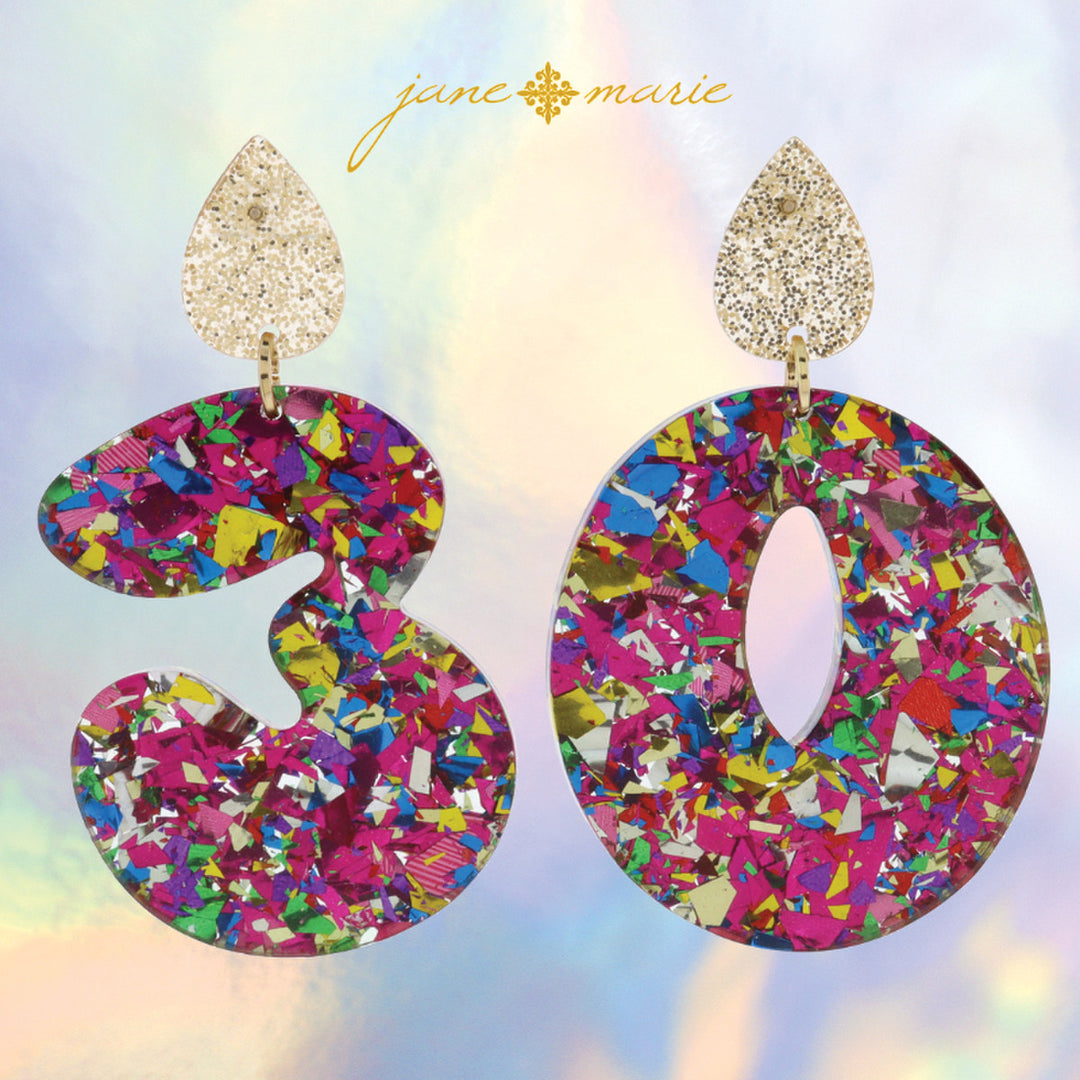 Milestone Birthday Candle Earring