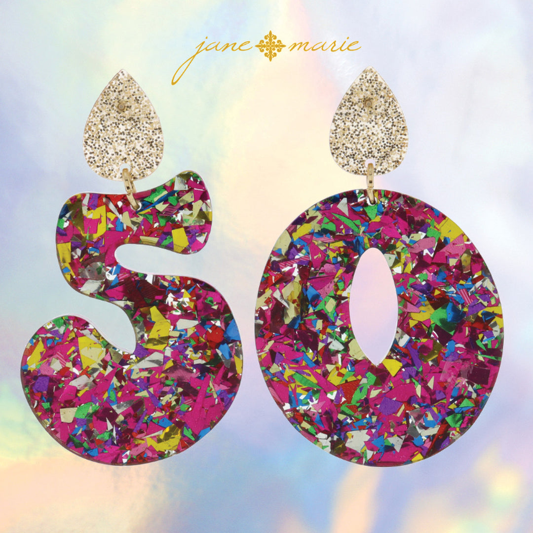 Milestone Birthday Candle Earring