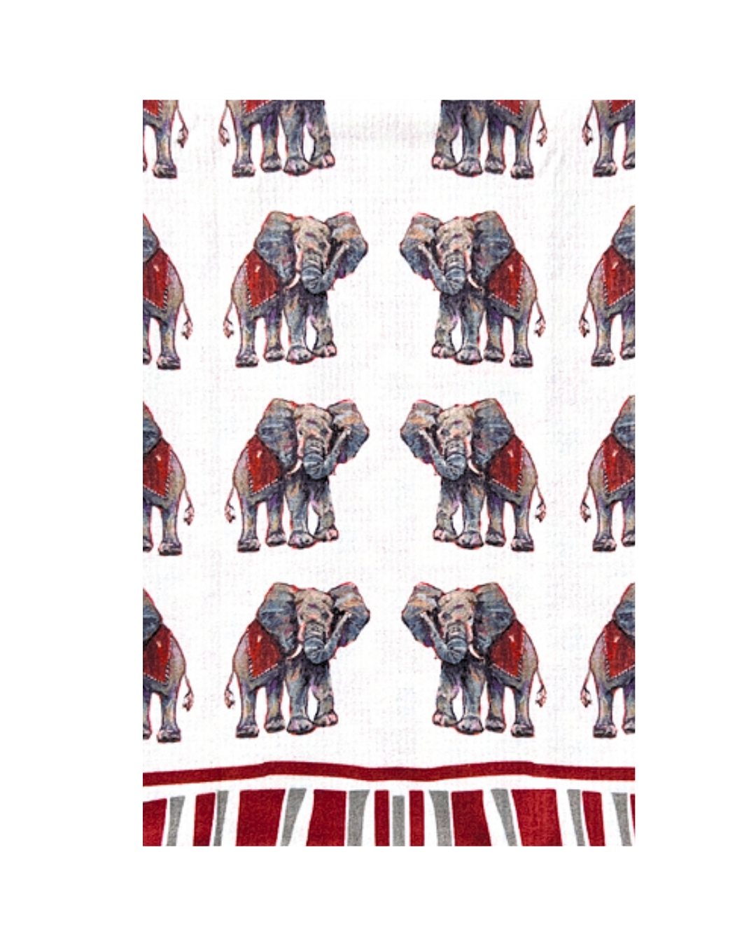 Elephant Double Sided Tea Towel
