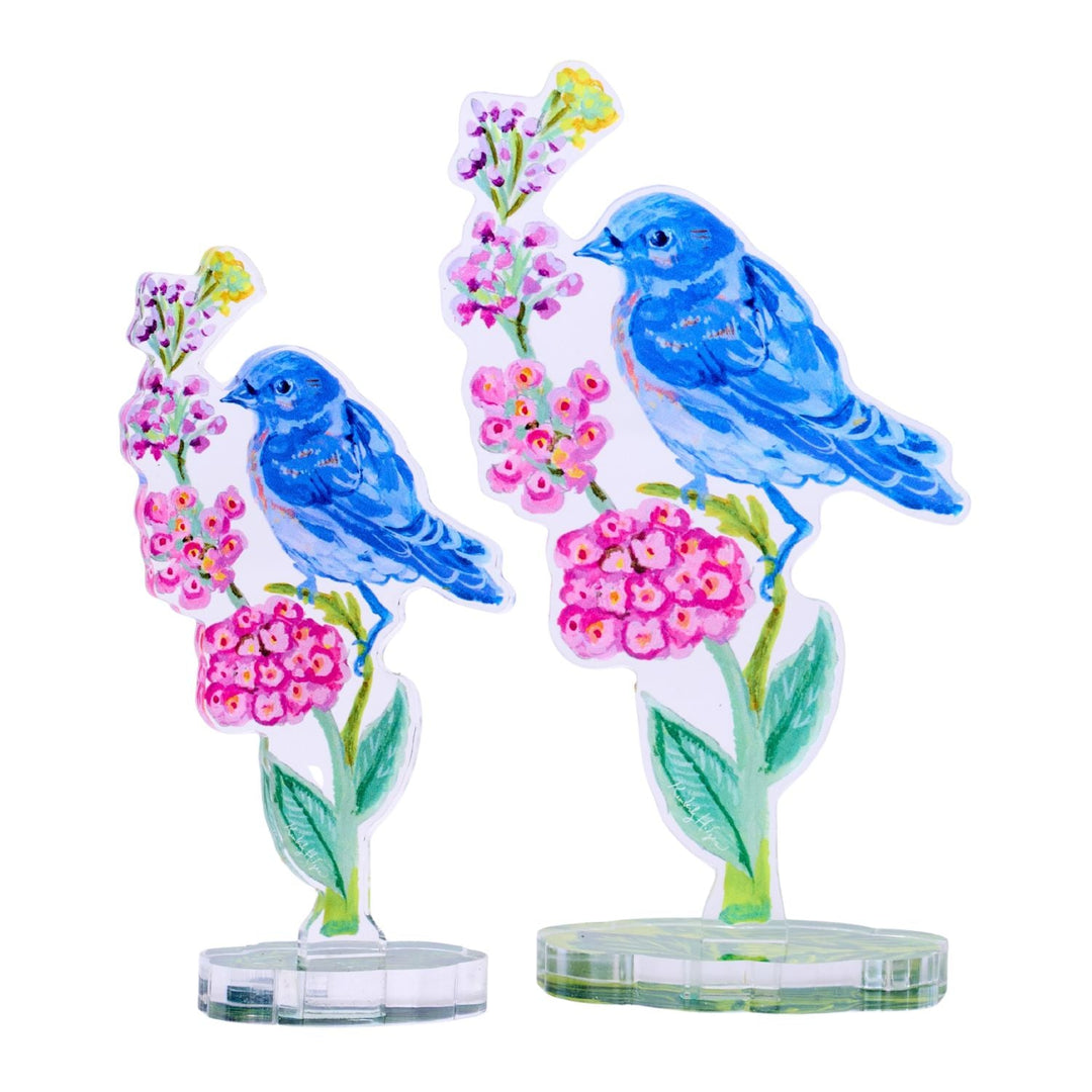 Acrylic Springtime Birds & Flowers