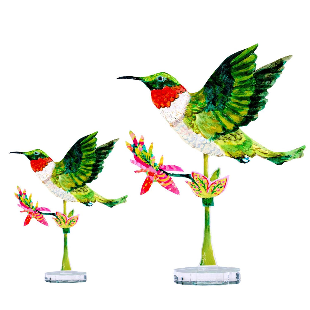 Acrylic Springtime Birds & Flowers