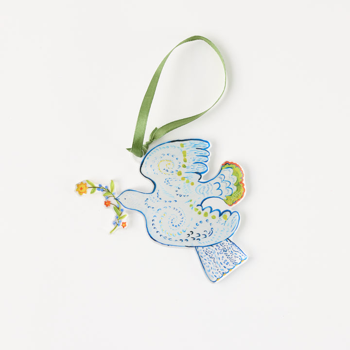 Acrylic Peace Dove Ornament