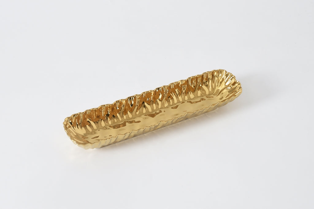 Gold Cracker Tray