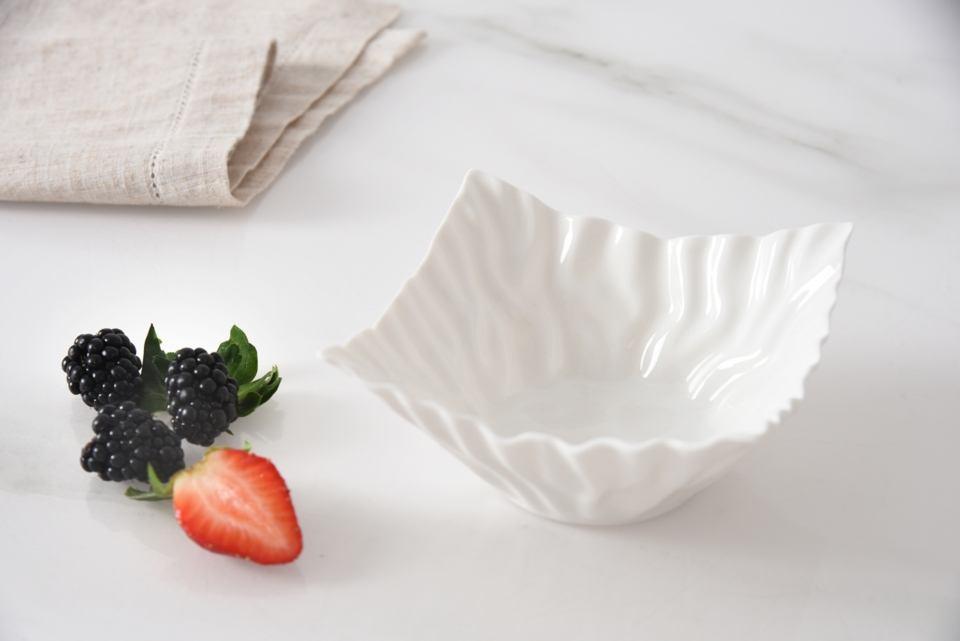 Mascali Bianca Square Snack Bowl