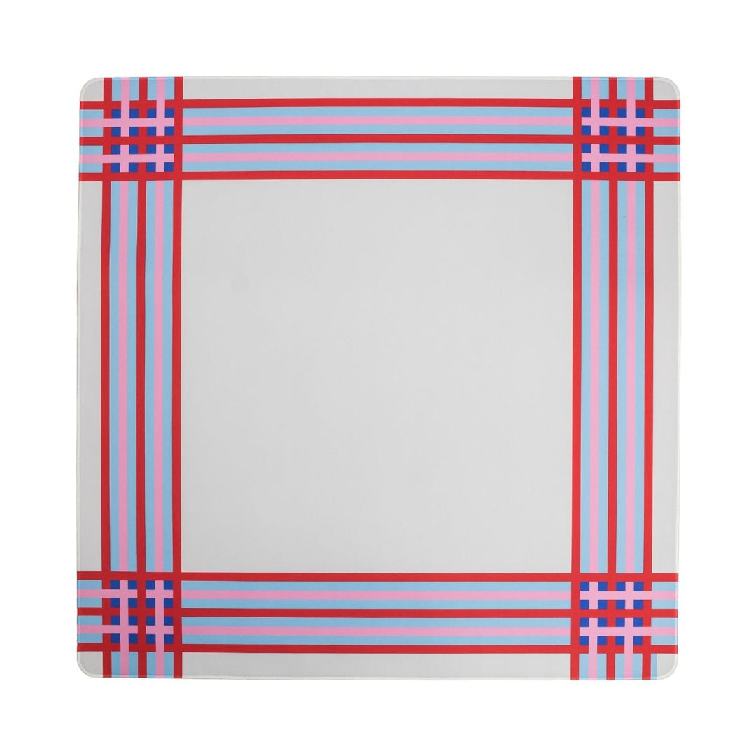 Mod Joker & Plaid Double-Sided Mahjong Mat