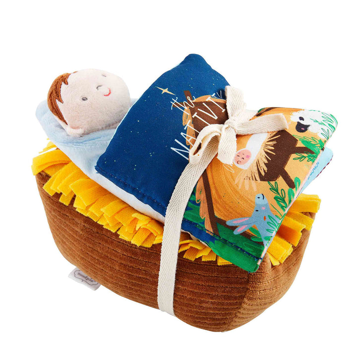 Nativity Book & Singing Baby Jesus Set