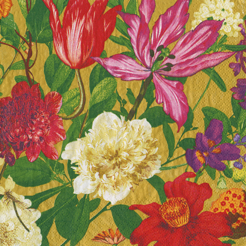 Dutch Flower Napkins