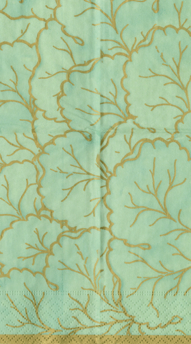 Gilded Majolica Napkins