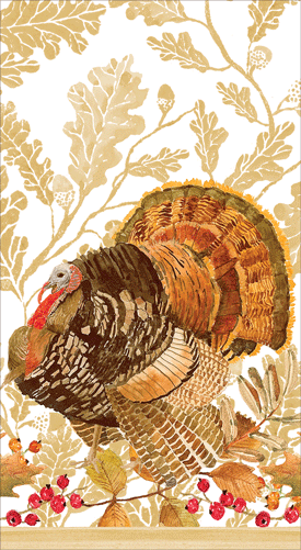Woodland Turkey Napkin