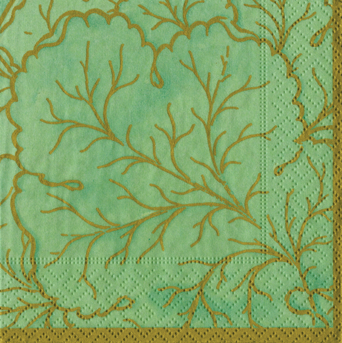 Gilded Majolica Napkins