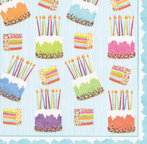 Birthday Cake Napkins