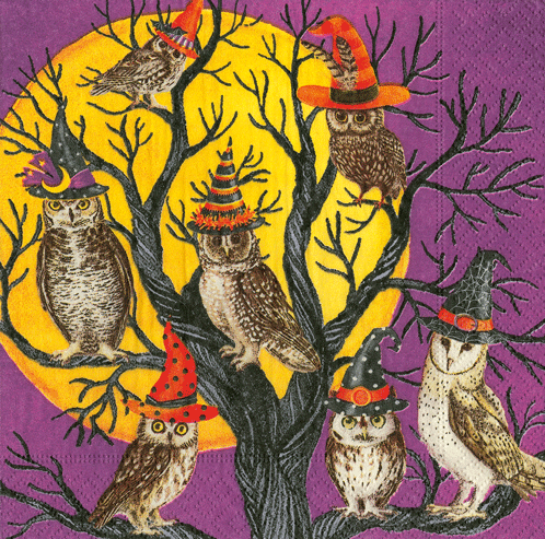 Owl-O-Ween Napkin