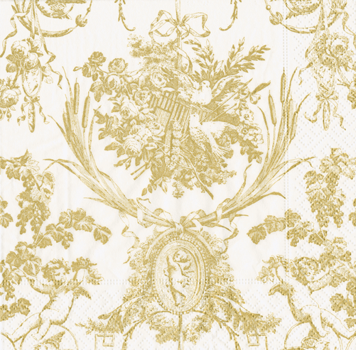 Gold Toile Napkin