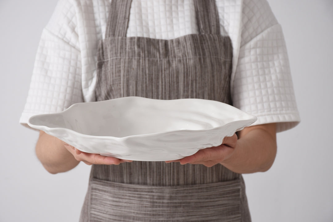 Large Oyster Melamine Bowl