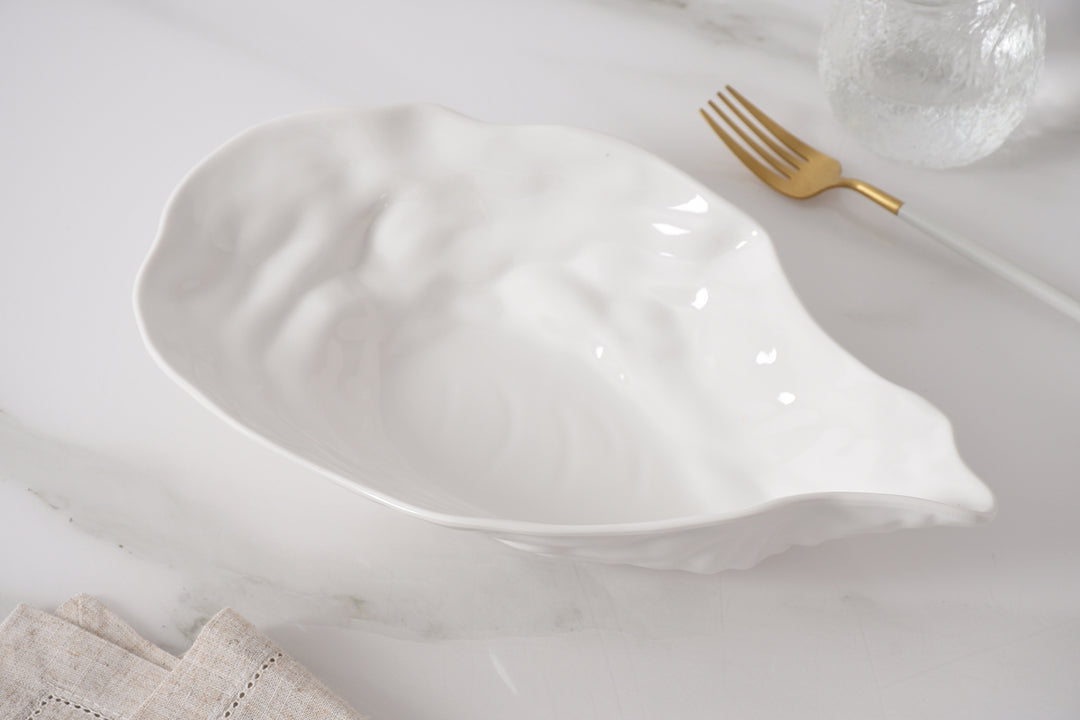 Large Oyster Melamine Bowl