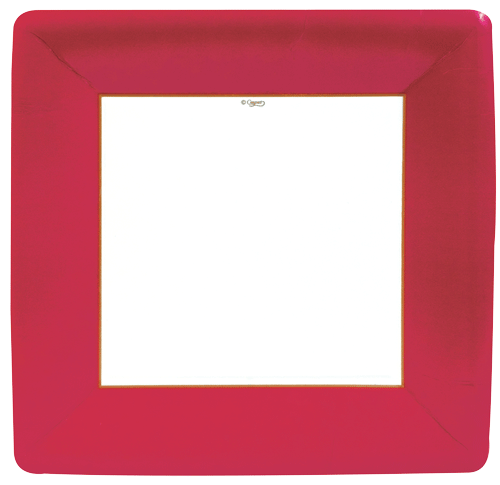 Grosgrain Square Dinner Plate