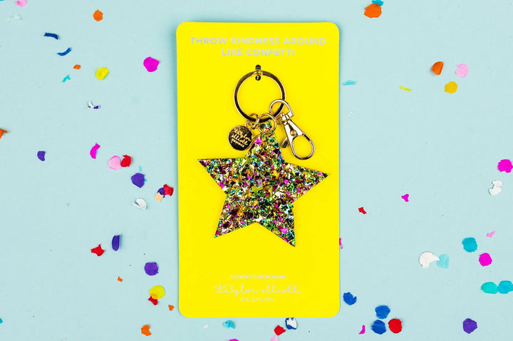 Confetti Keychain