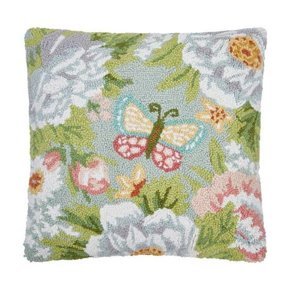 Garden Party Butterfly Pillow