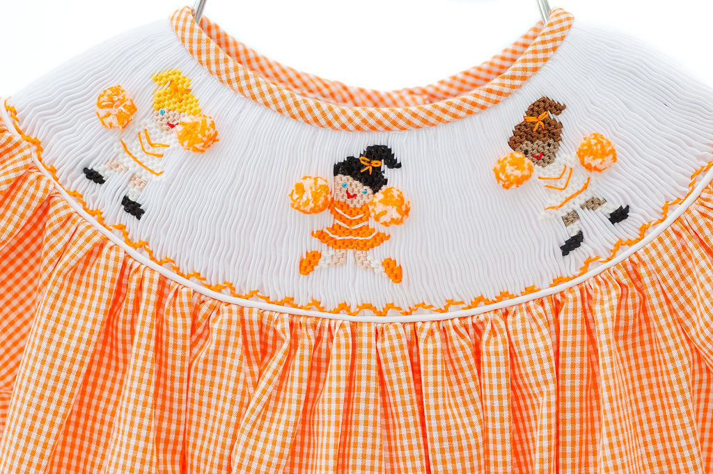 Cheerleaders Smocked Dress