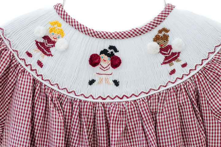 Cheerleaders Smocked Dress