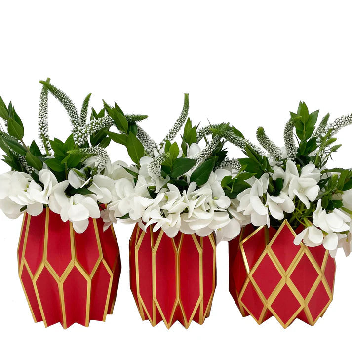 Paper Wrap Vases (Set of 3)