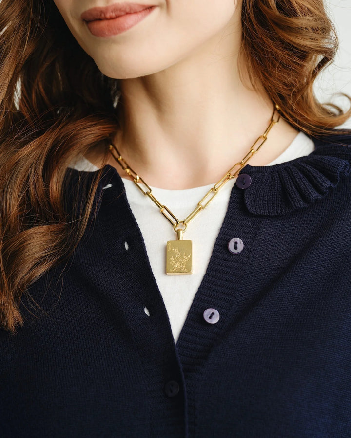 Mahjong Large Paperclip Necklace | Susan Shaw
