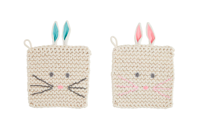 Bunny Crochet Pot Holders