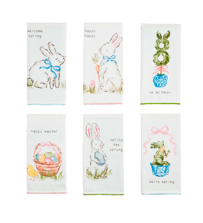 Spring Bunny Tea Towels