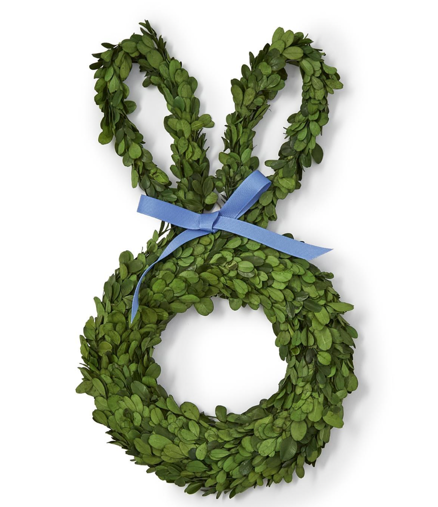 Boxwood Bunny Wreath