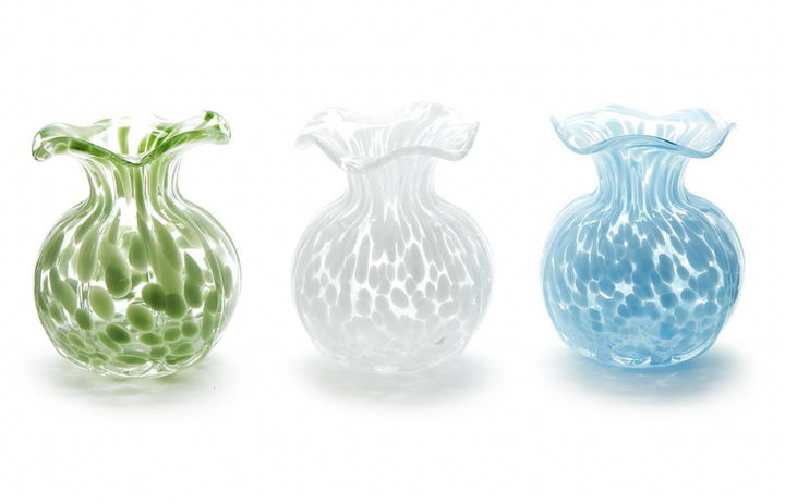Ruffled Watercolor Egde Vase