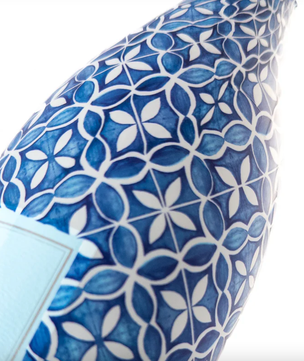 Beau Bottles Champagne Wrap - Andalusian Tiles