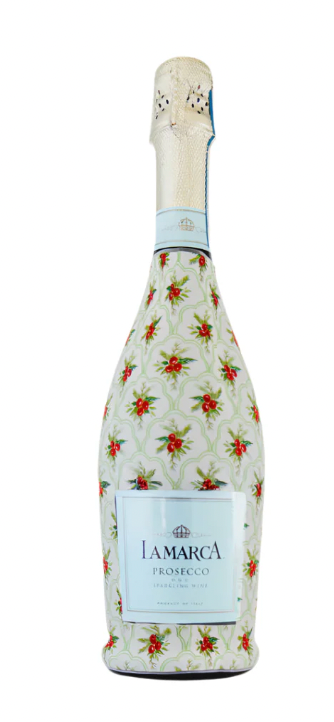 Beau Bottles Champagne Wrap - Christmas