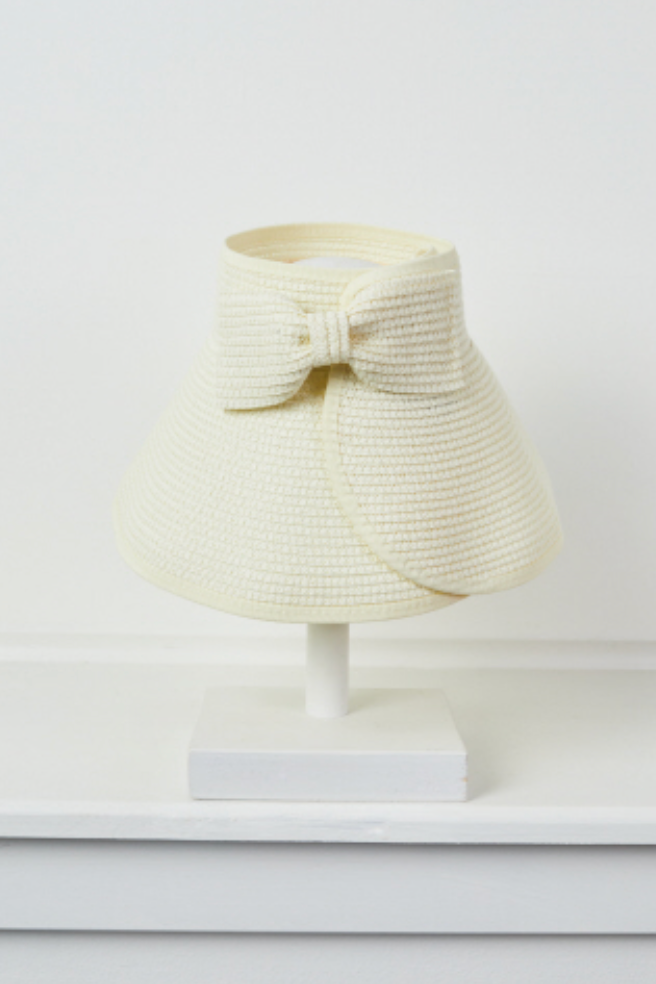 Poppy Straw Bow Visor